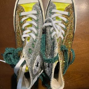 Converse JW Anderson x Chuck 70 High 'Glitter Pack - Gold Silver'